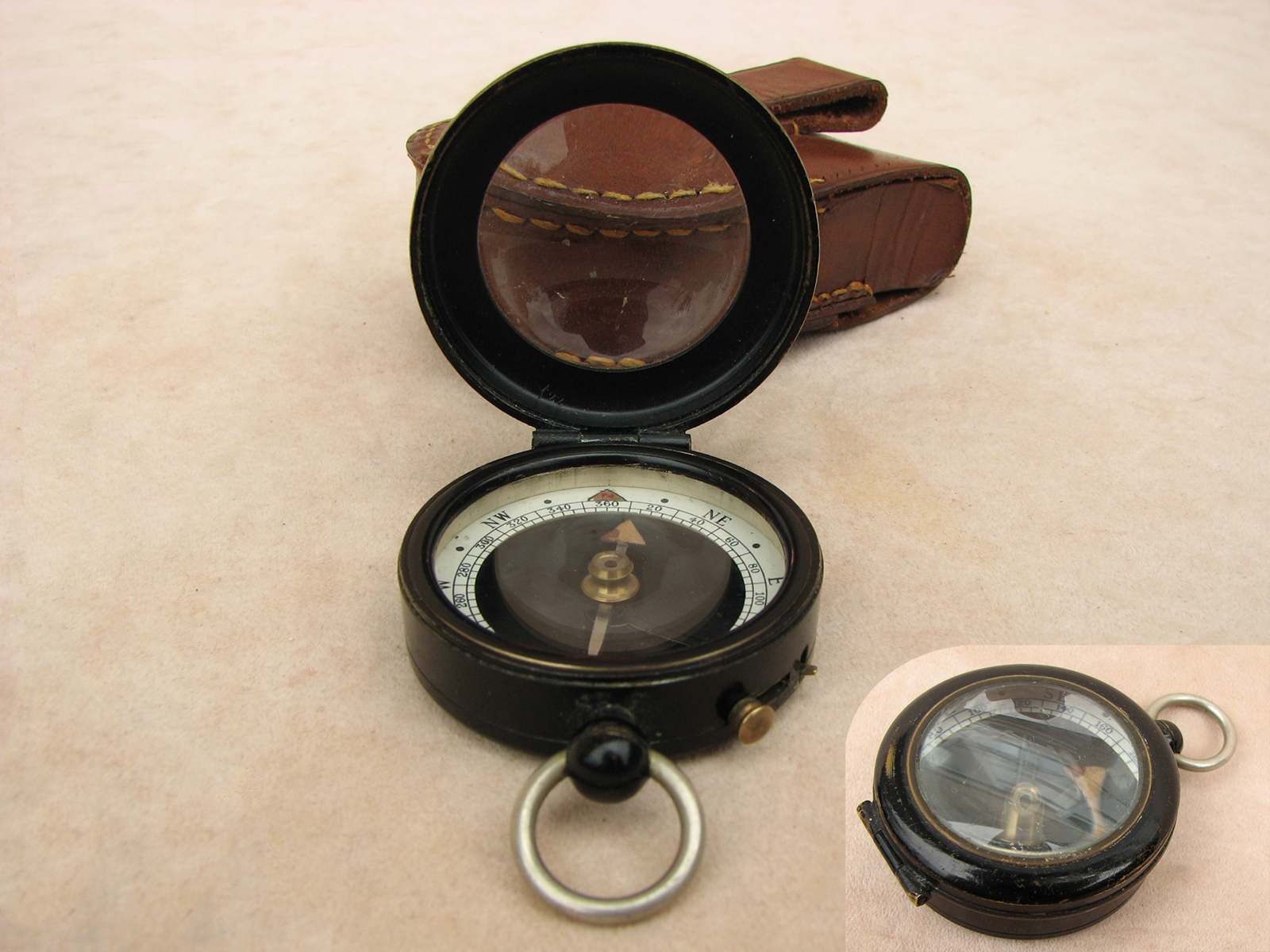 Rare Dollond 'Prospecting Compass' with Barker patent no 12777